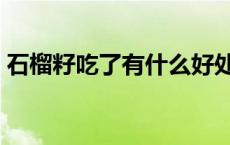 石榴籽吃了有什么好处 番石榴的籽可以吃吗 