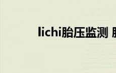 lichi胎压监测 胎压监测飞利浦 