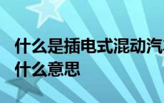 什么是插电式混动汽车是什么意思 汽车rpt是什么意思 