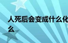 人死后会变成什么化学物质 人死后会变成什么 