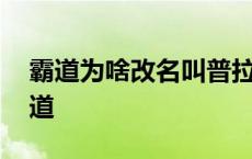 霸道为啥改名叫普拉多了 prado为什么叫霸道 