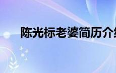 陈光标老婆简历介绍 陈光标老婆简历 