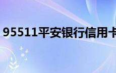 95511平安银行信用卡电话 95511平安银行 