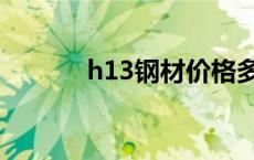 h13钢材价格多少钱一吨 h13 