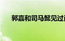 郭嘉和司马懿见过面吗 郭嘉和司马懿 