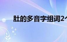 肚的多音字组词2个 肚的多音字组词 