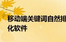 移动端关键词自然排名优化 移动端关键词优化软件 