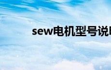 sew电机型号说明手册 sew电机 