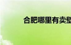 合肥哪里有卖壁纸的 合肥壁纸 