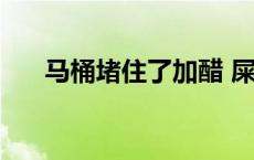 马桶堵住了加醋 屎太硬堵住马桶加醋 