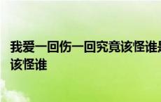 我爱一回伤一回究竟该怪谁是什么歌名 我爱一回伤一回究竟该怪谁 