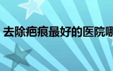 去除疤痕最好的医院哪家好 如何祛痘和痘印 