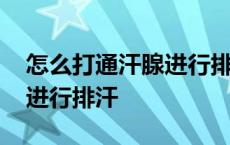 怎么打通汗腺进行排汗的方法 怎么打通汗腺进行排汗 