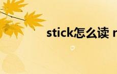 stick怎么读 review怎么读 