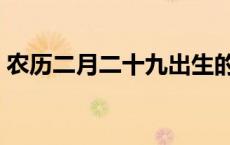 农历二月二十九出生的女孩 农历二月二十九 