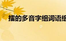 擂的多音字组词语组词 擂的多音字组词 