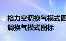 格力空调换气模式图标一个房子形状 格力空调换气模式图标 