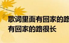 歌词里面有回家的路很长是什么歌曲 歌词里有回家的路很长 