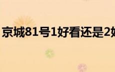 京城81号1好看还是2好看 京城81号2好看吗 