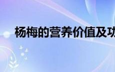 杨梅的营养价值及功效 杨梅的营养价值 