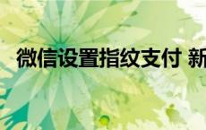 微信设置指纹支付 新版微信指纹支付没了 