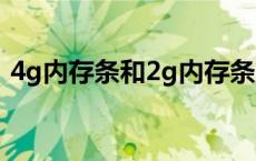 4g内存条和2g内存条能一起用吗 4g内存条 