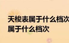 天梭表属于什么档次的品牌手表图片 天梭表属于什么档次 