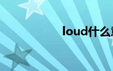 loud什么意思 loud 