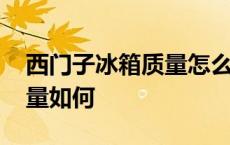 西门子冰箱质量怎么样好不好 西门子冰箱质量如何 