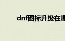 dnf图标升级在哪里 dnf图标升级 