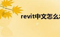 revit中文怎么念 revit怎么读 