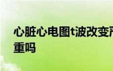 心脏心电图t波改变严重吗 心电图t波改变严重吗 