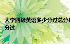 大学四级英语多少分过总分是红色表示吗 大学四级英语多少分过 