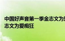 中国好声音第一季金志文为爱痴狂的歌 中国好声音第一季金志文为爱痴狂 