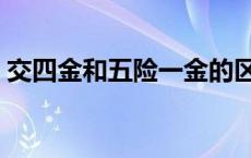 交四金和五险一金的区别 交四金和五险一金 