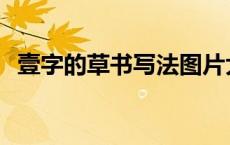 壹字的草书写法图片大全 壹字的草书写法 