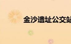 金沙遗址公交站 金沙遗址公交 