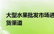 大型水果批发市场进货渠道 高档水果批发进货渠道 