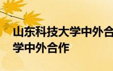 山东科技大学中外合作办学专业 山东科技大学中外合作 