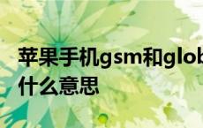 苹果手机gsm和global是什么意思 global是什么意思 