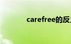 carefree的反义词 carefree 