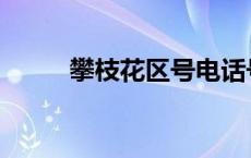 攀枝花区号电话号码 攀枝花区号 