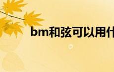 bm和弦可以用什么代替 bm和弦 