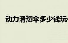 动力滑翔伞多少钱玩一次 动力滑翔伞价格 