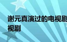 谢元真演过的电视剧有哪些 谢元真演过的电视剧 