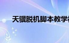 天骥脱机脚本教学视频教程 天骥脱机 