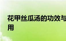 花甲丝瓜汤的功效与作用 丝瓜汤的功效与作用 