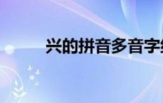 兴的拼音多音字组词 高兴的拼音 