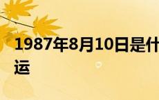 1987年8月10日是什么命 1987年8月10日命运 