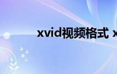 xvid视频格式 xvid是什么格式 